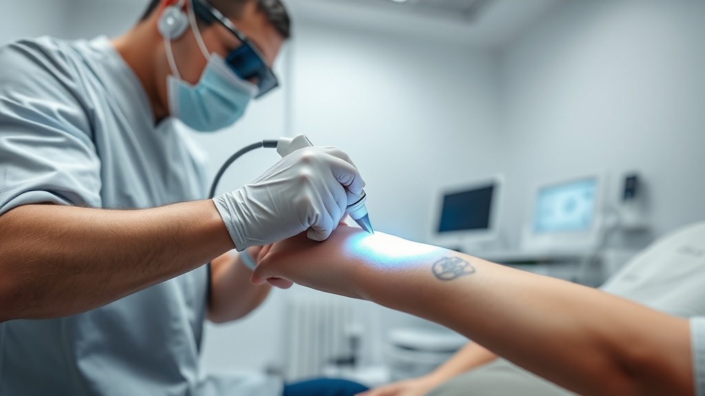 איך עובד תהליך הסרת קעקועים בלייזר?